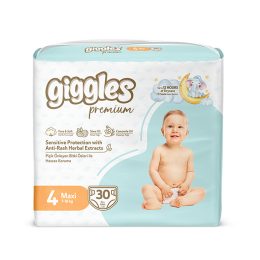 Giggles Premium Twin Pack 7-18Kg Maxi 30Pcs