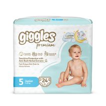 Giggles Premium Twin Pack 11-25Kg Junior 24Pcs