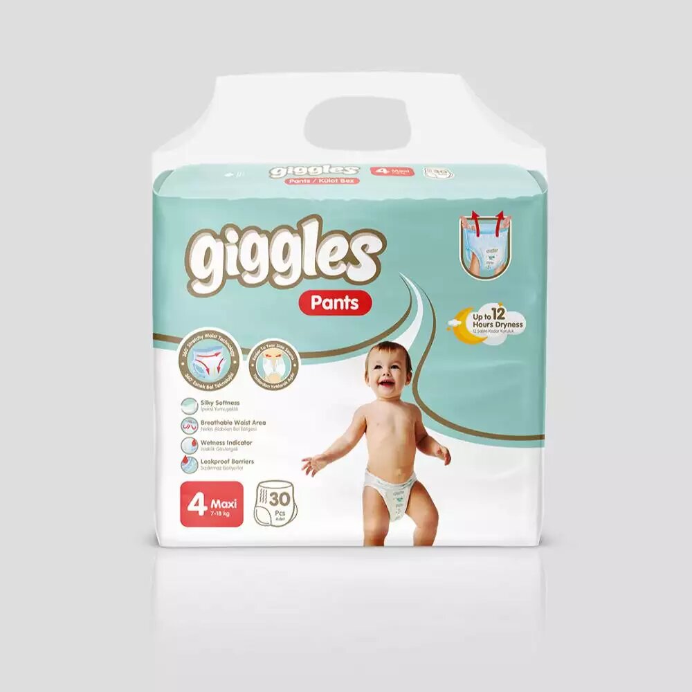 Giggles Pants 4 Maxi 7-18 kg 30pcs